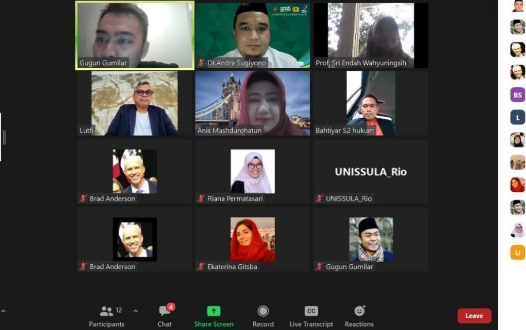 Unissula Semarang Perluas Kerjasama dengan Harvard Amerika Serikat