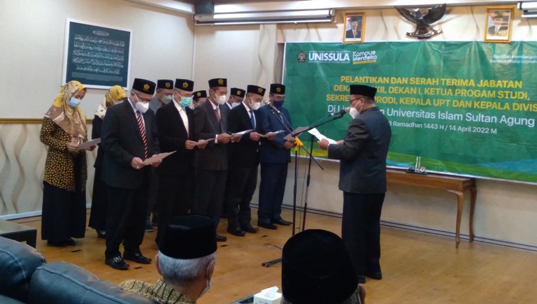 Rektor Unissula Lantik Dekan Baru
