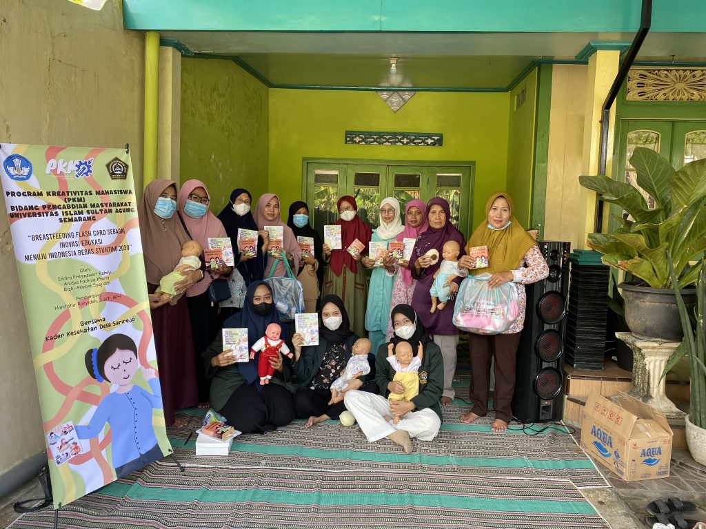 Didukung Kemdikbud Mahasiswa Kebidanan Unissula Sosialisasikan Edukasi Menyusui