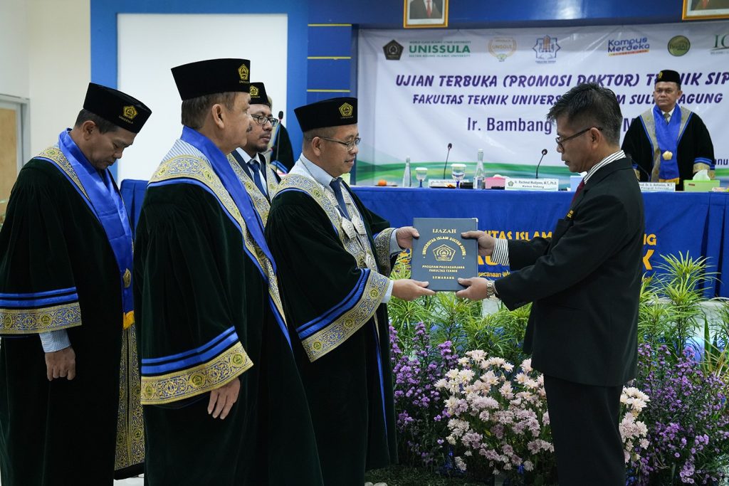 Ide Konstruksi Mahasiswa Doktor Teknik Unissula Ini Sungguh Cemerlang