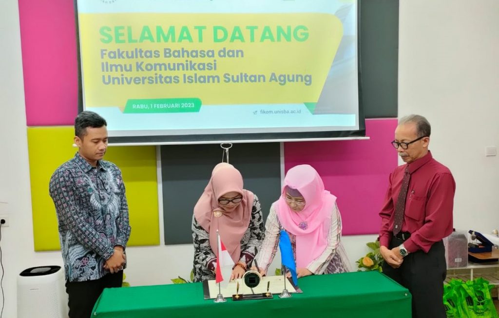 Ilmu Komunikasi Unissula Perluas Kerjasama Hingga Luar Negeri