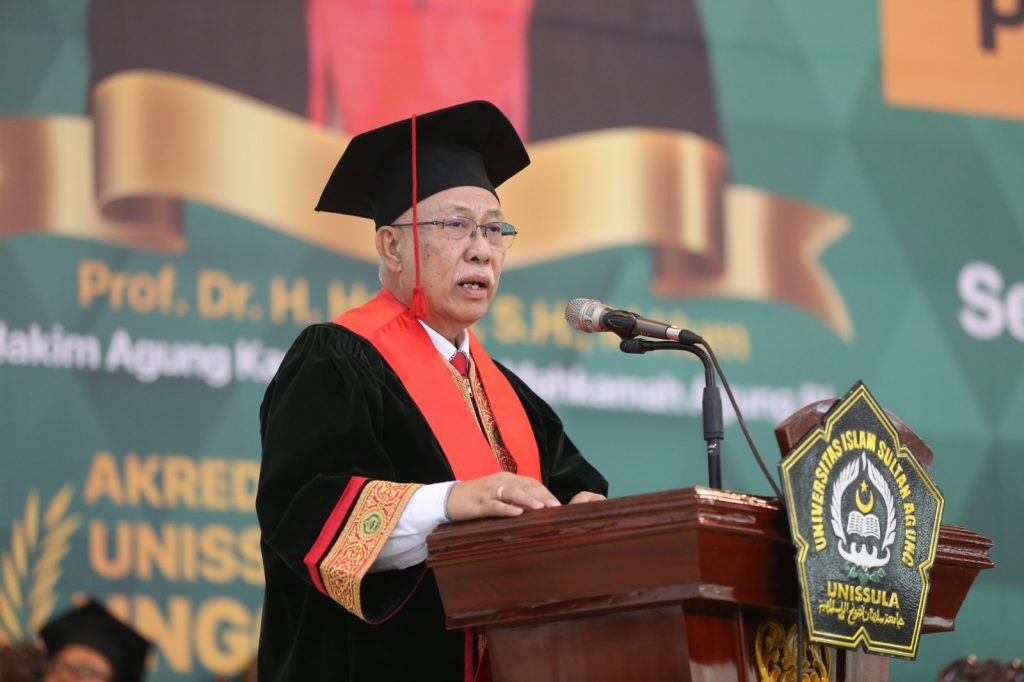Hakim Agung Pelestari Lingkungan Raih Gelar Guru Besar di Unissula