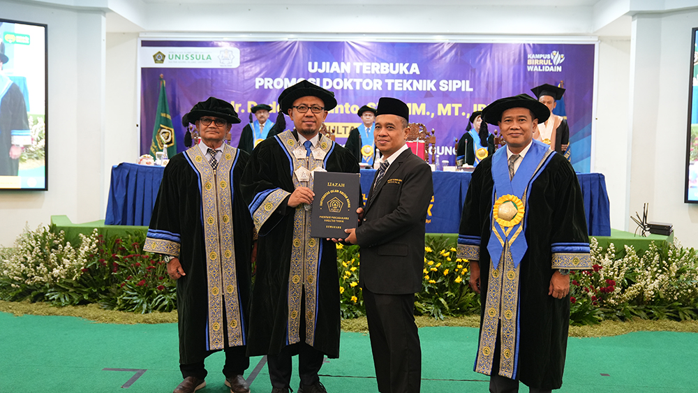 Deddy Susanto Raih Gelar Doktor di PDTS Unissula