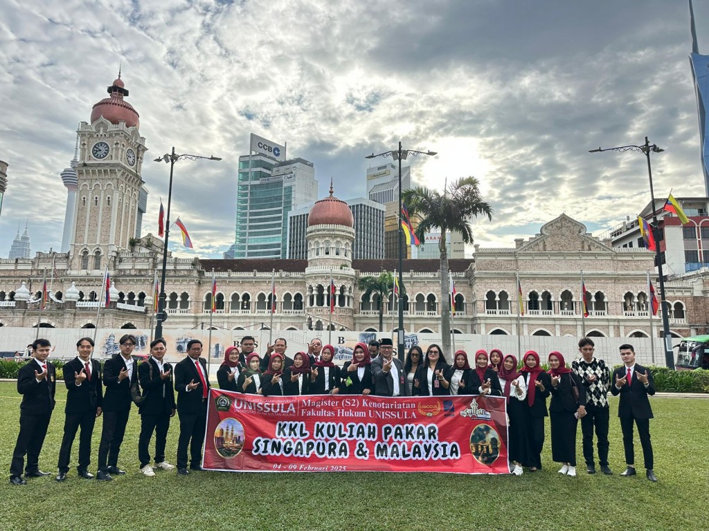 Berkunjung ke Malaysia, MKn Unissula Pelajari Hukum Pertanahan Lintas Negara