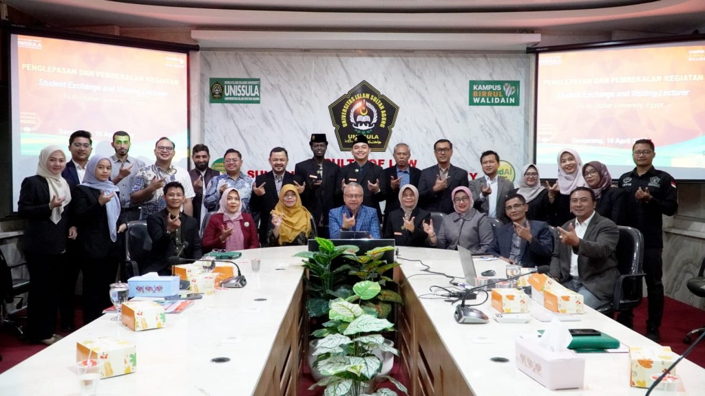 Mahasiswa PDIH Unissula Kolaborasi Riset Ke Mesir