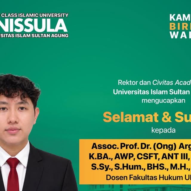 Postingan sosial media UNISSULA