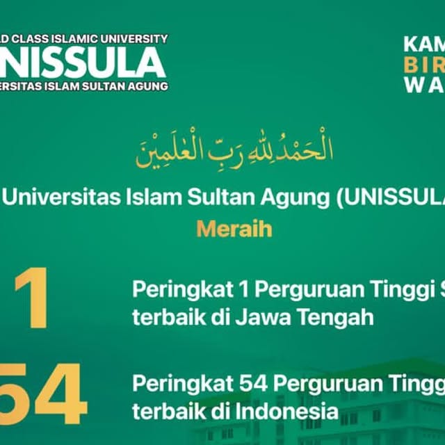 Postingan sosial media UNISSULA