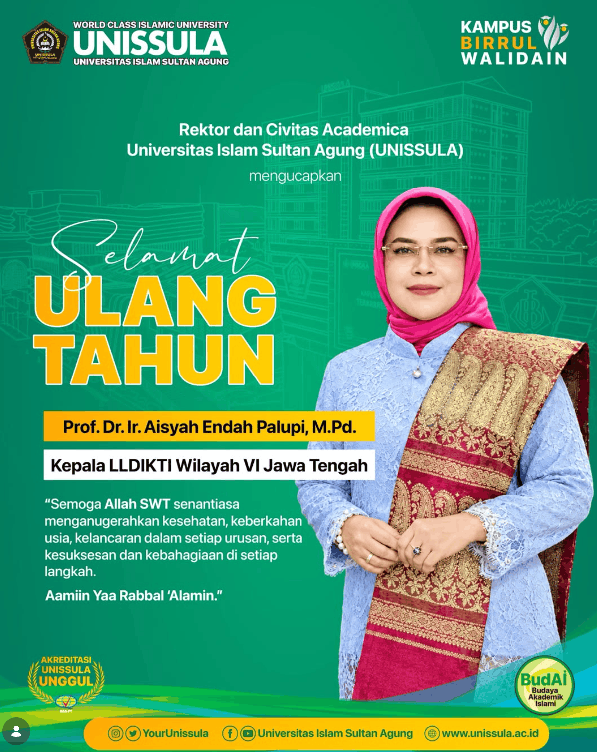 UNISSULA social media post