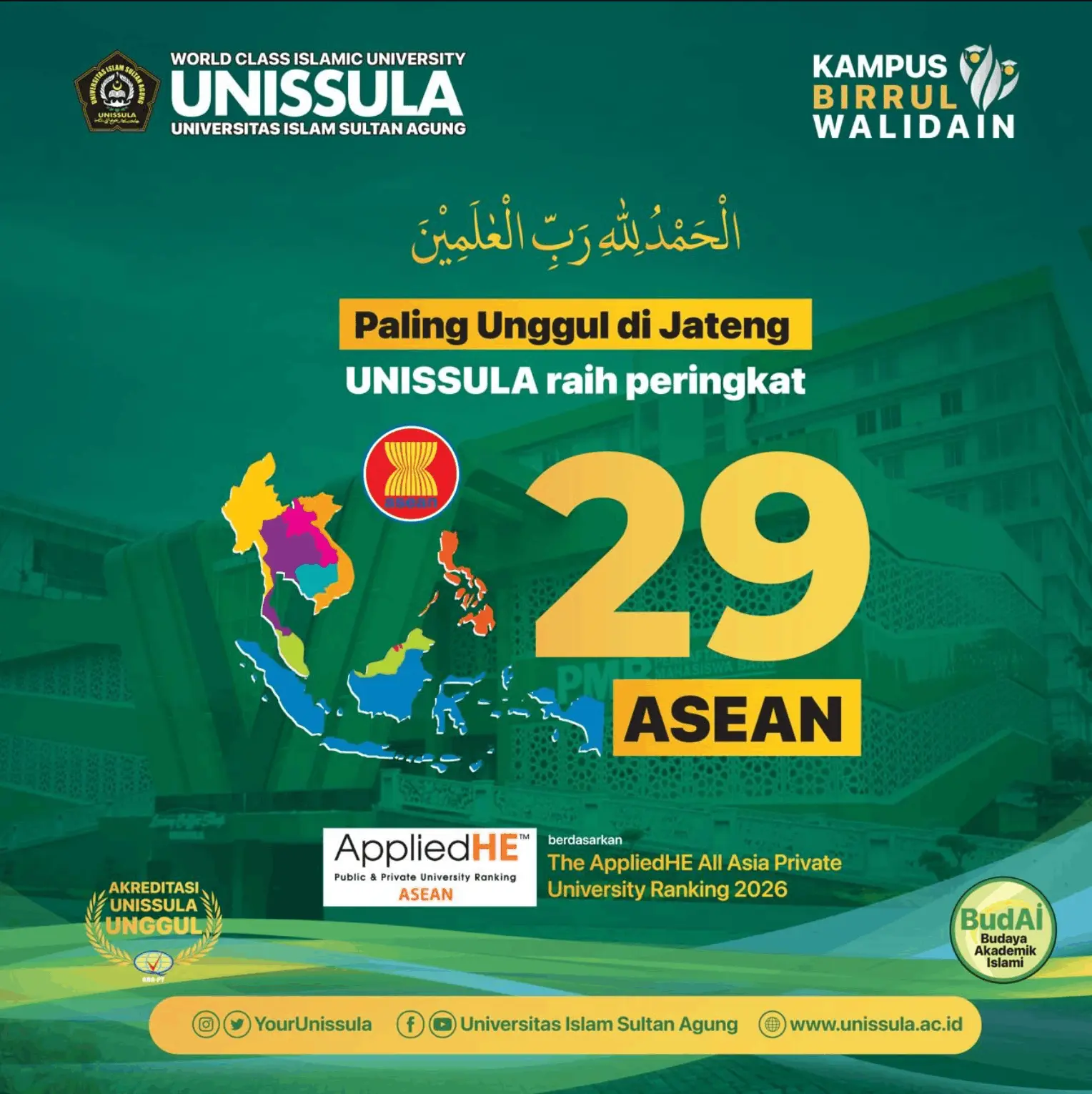 AppliedHE All Asia Private University Ranking 2026