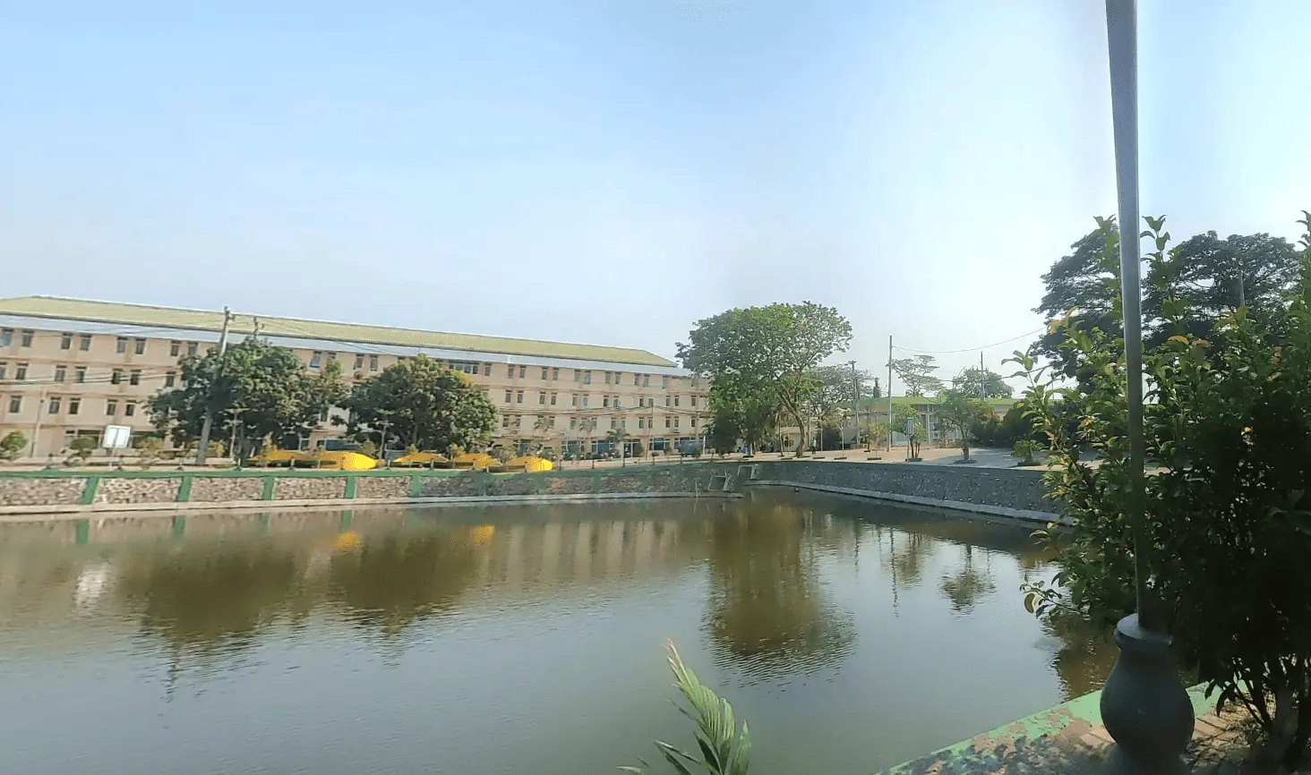 Student Islamic Boarding School Lake panorama